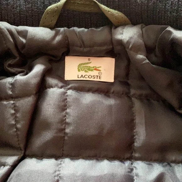 Lacoste Kids Boys Wool Coat Sz 8 - Picture 3 of 7